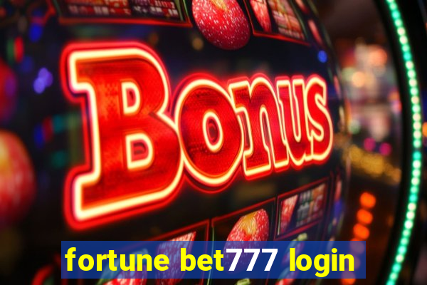 fortune bet777 login